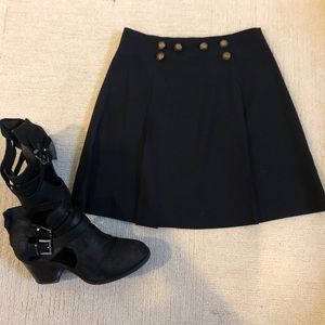 🤗VINTAGE navy pleated school girl mini skirt🤗